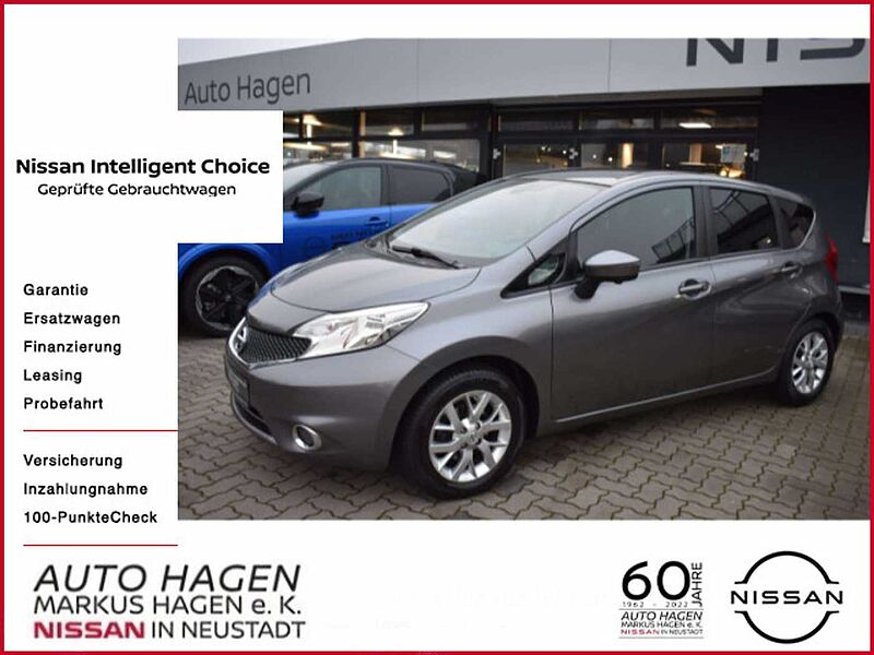 Nissan Note 1.5 dCi Acenta AHK 15' GJR auf Alu Navi 360